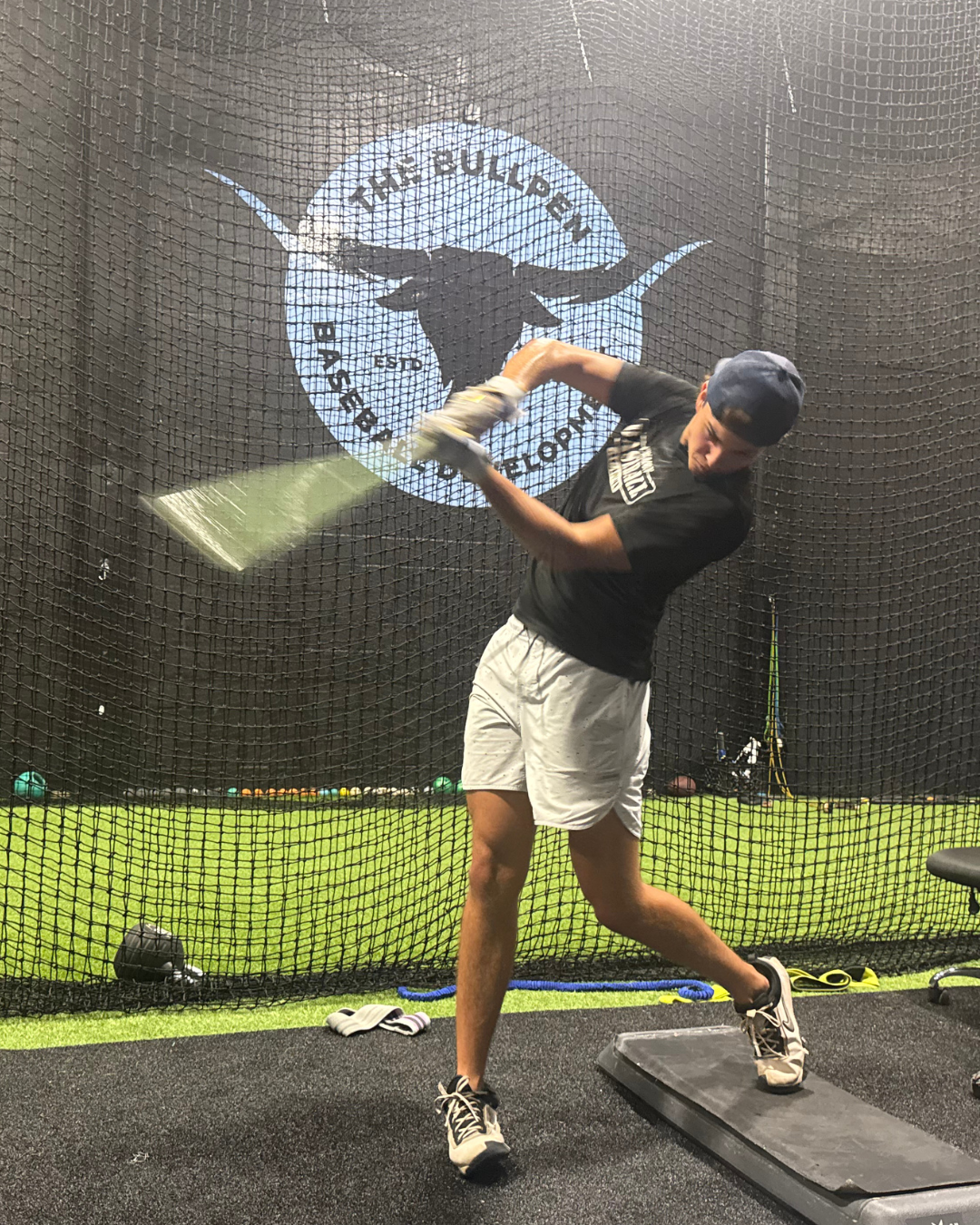 Hitter training at The Bullpen