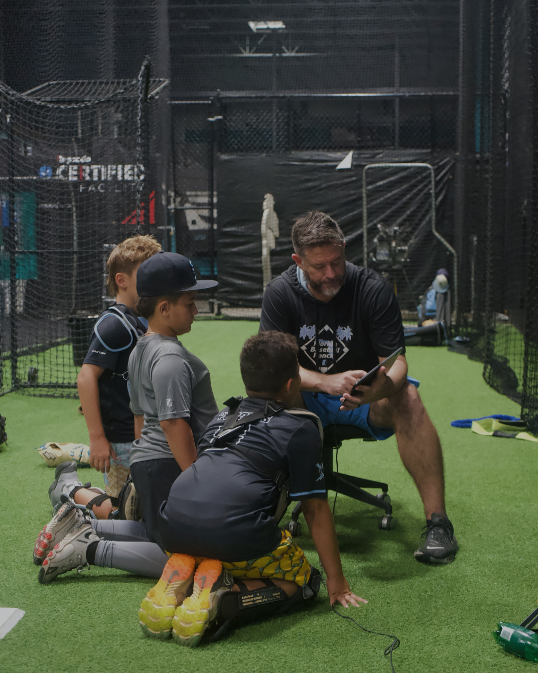 Athlete training at The Bullpen