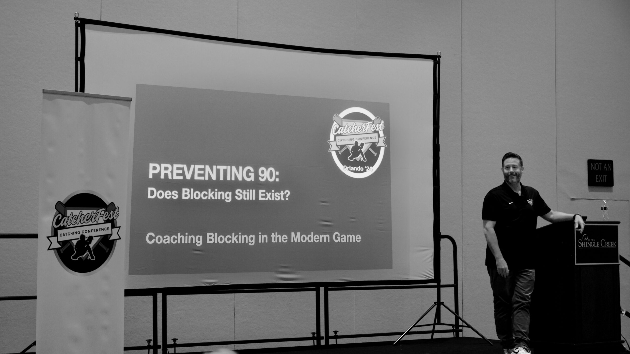 Greg Brown presenting at CatcherFest 2024